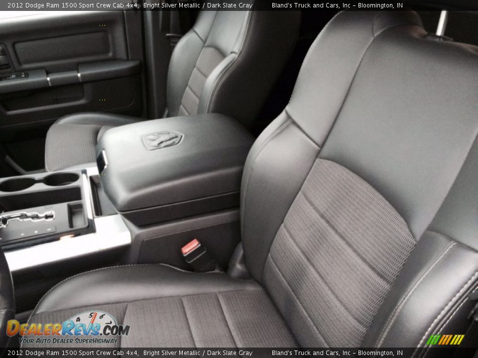 2012 Dodge Ram 1500 Sport Crew Cab 4x4 Bright Silver Metallic / Dark Slate Gray Photo #18