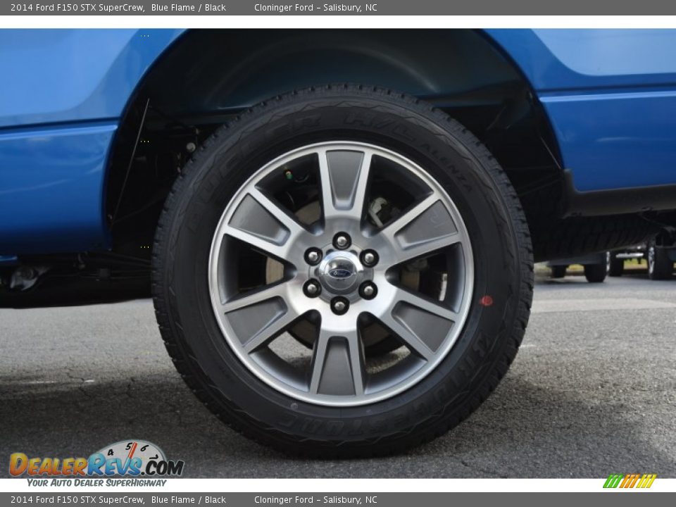 2014 Ford F150 STX SuperCrew Blue Flame / Black Photo #12