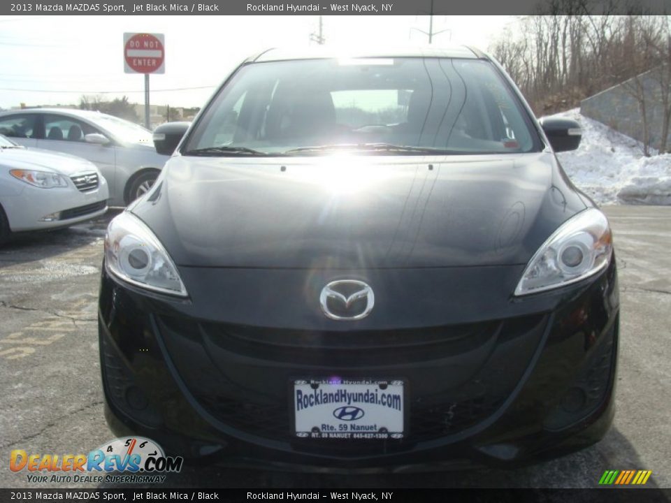 2013 Mazda MAZDA5 Sport Jet Black Mica / Black Photo #2