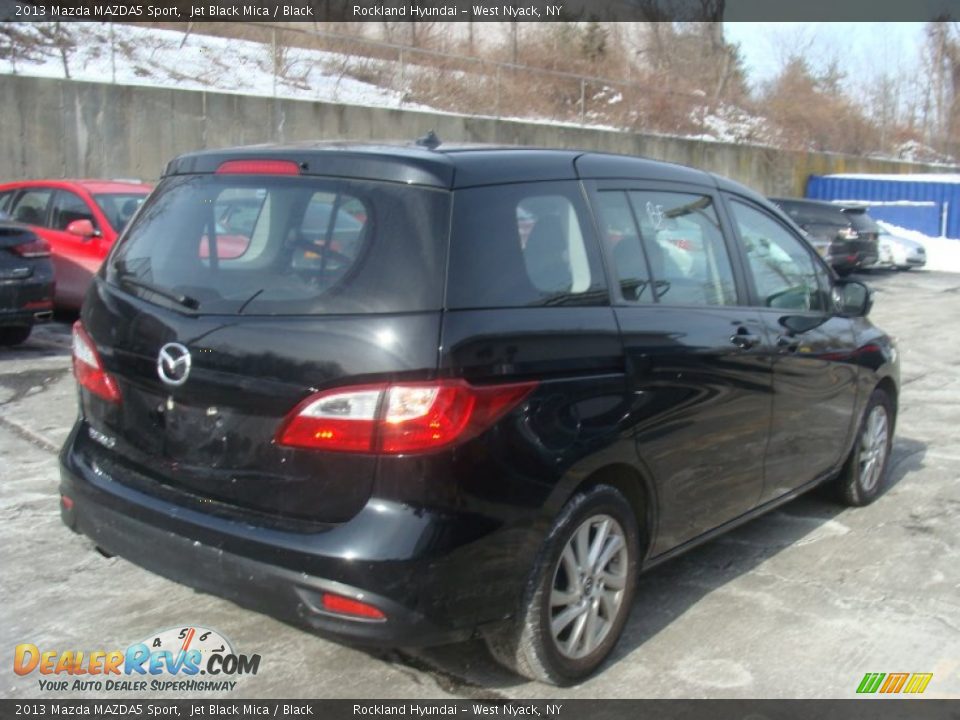 2013 Mazda MAZDA5 Sport Jet Black Mica / Black Photo #4