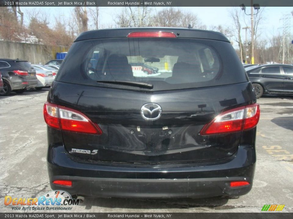 2013 Mazda MAZDA5 Sport Jet Black Mica / Black Photo #5