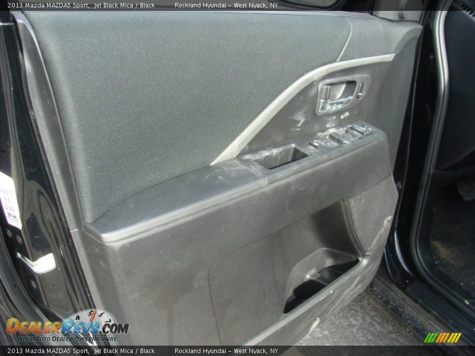2013 Mazda MAZDA5 Sport Jet Black Mica / Black Photo #7