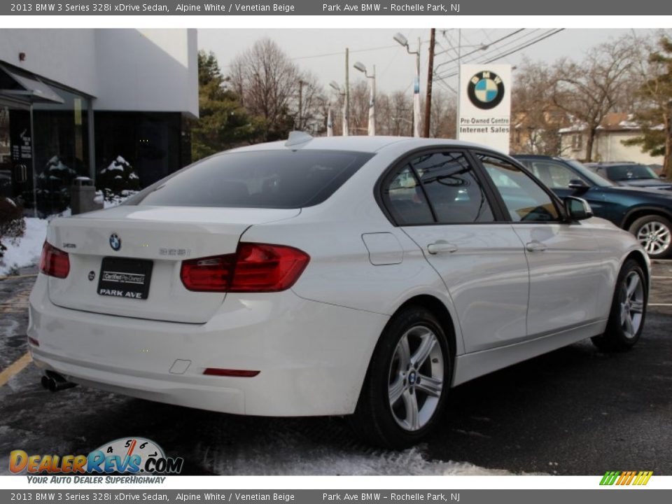 2013 BMW 3 Series 328i xDrive Sedan Alpine White / Venetian Beige Photo #3