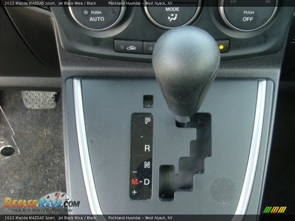 2013 Mazda MAZDA5 Sport Jet Black Mica / Black Photo #16