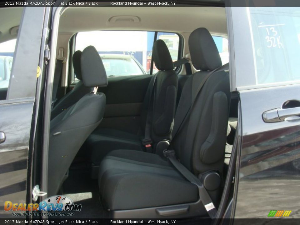 2013 Mazda MAZDA5 Sport Jet Black Mica / Black Photo #17