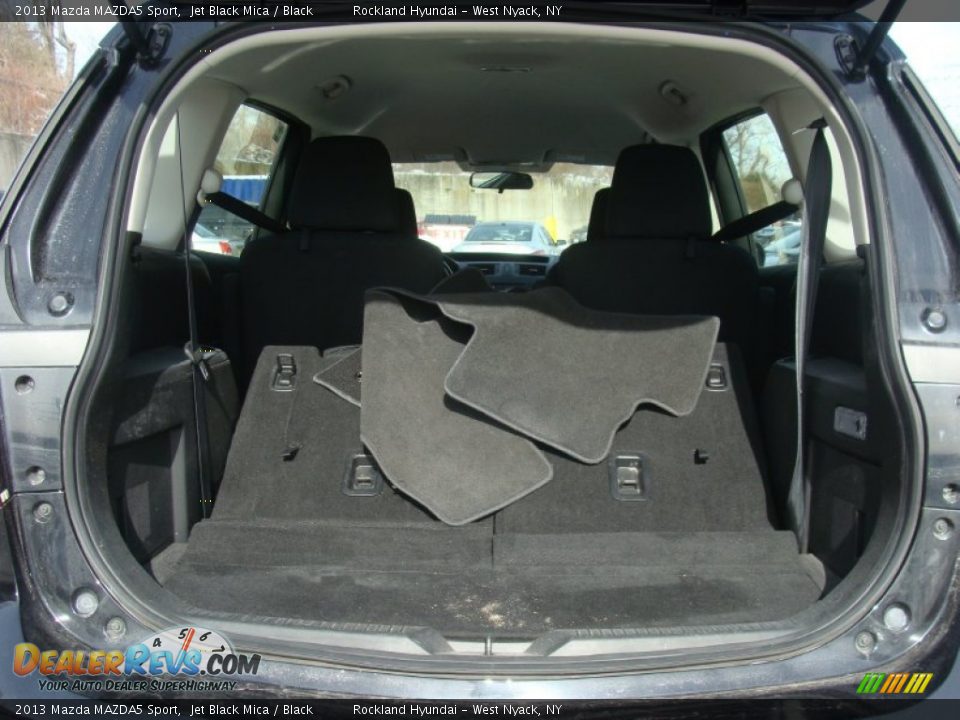 2013 Mazda MAZDA5 Sport Jet Black Mica / Black Photo #19