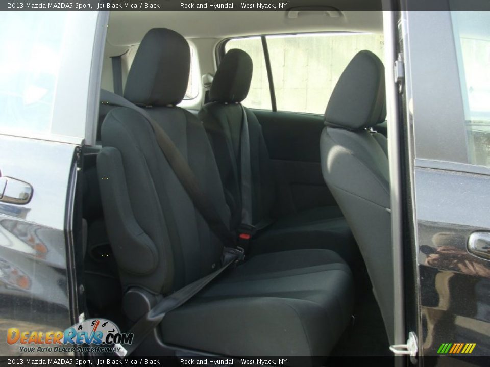 2013 Mazda MAZDA5 Sport Jet Black Mica / Black Photo #21