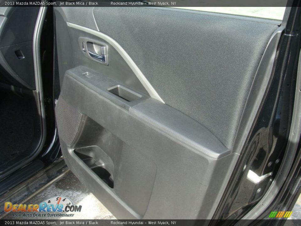 2013 Mazda MAZDA5 Sport Jet Black Mica / Black Photo #22