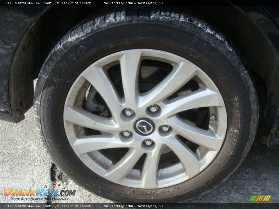 2013 Mazda MAZDA5 Sport Jet Black Mica / Black Photo #25