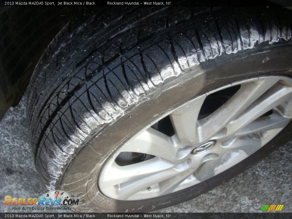 2013 Mazda MAZDA5 Sport Jet Black Mica / Black Photo #26