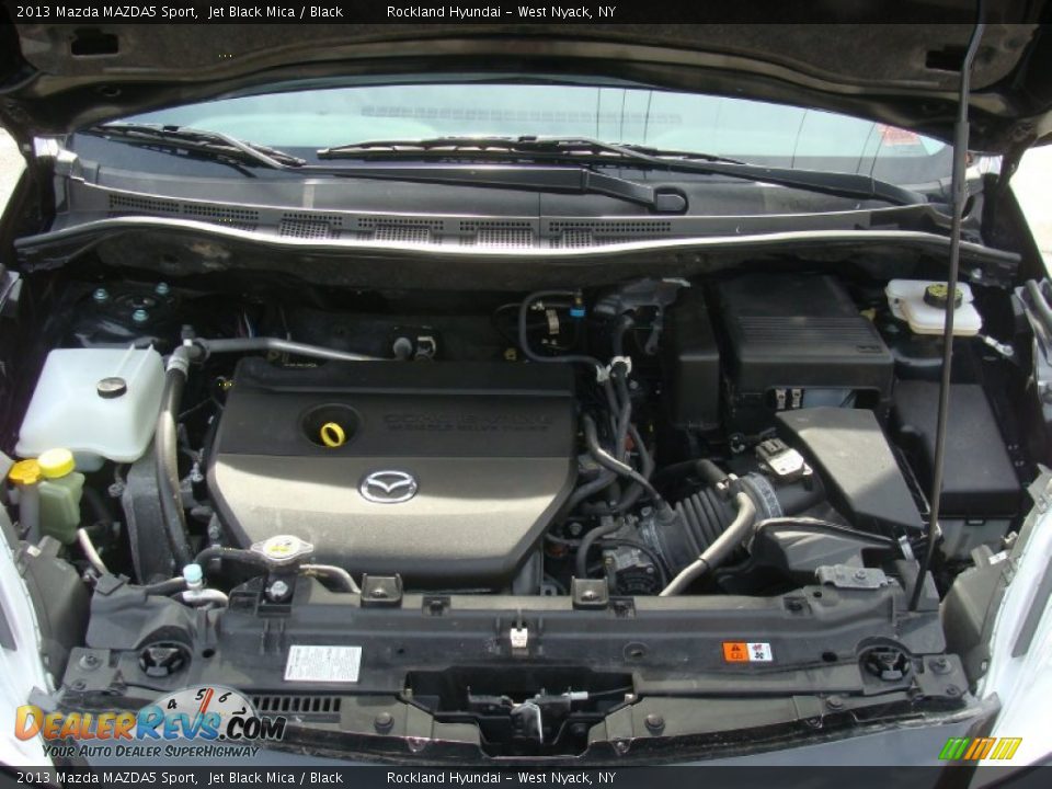 2013 Mazda MAZDA5 Sport Jet Black Mica / Black Photo #27
