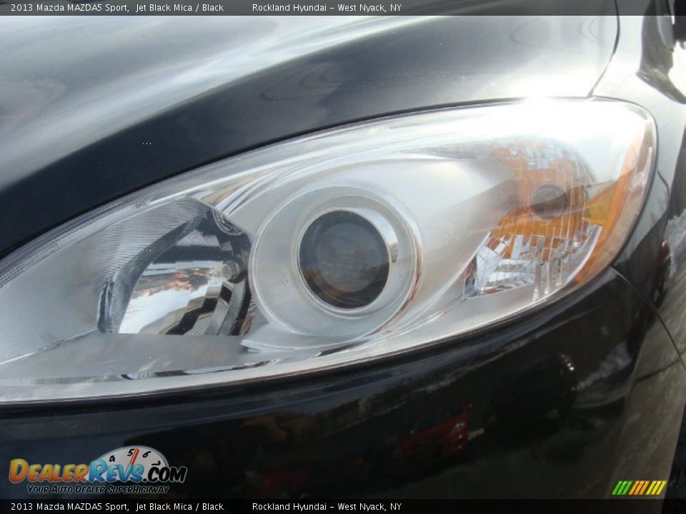 2013 Mazda MAZDA5 Sport Jet Black Mica / Black Photo #28