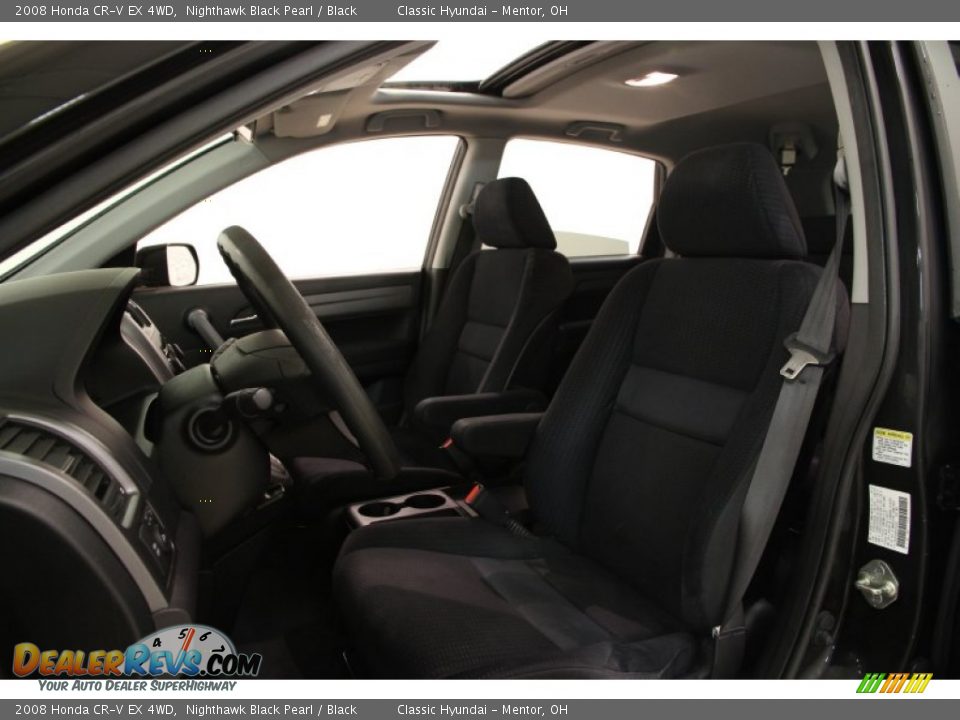 2008 Honda CR-V EX 4WD Nighthawk Black Pearl / Black Photo #5