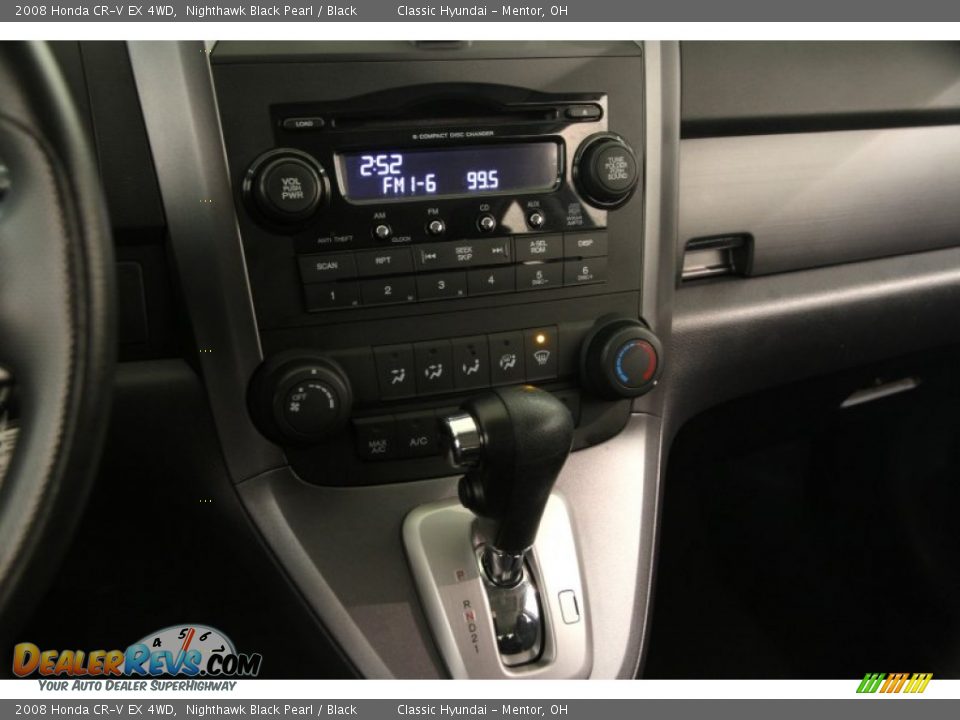 2008 Honda CR-V EX 4WD Nighthawk Black Pearl / Black Photo #8