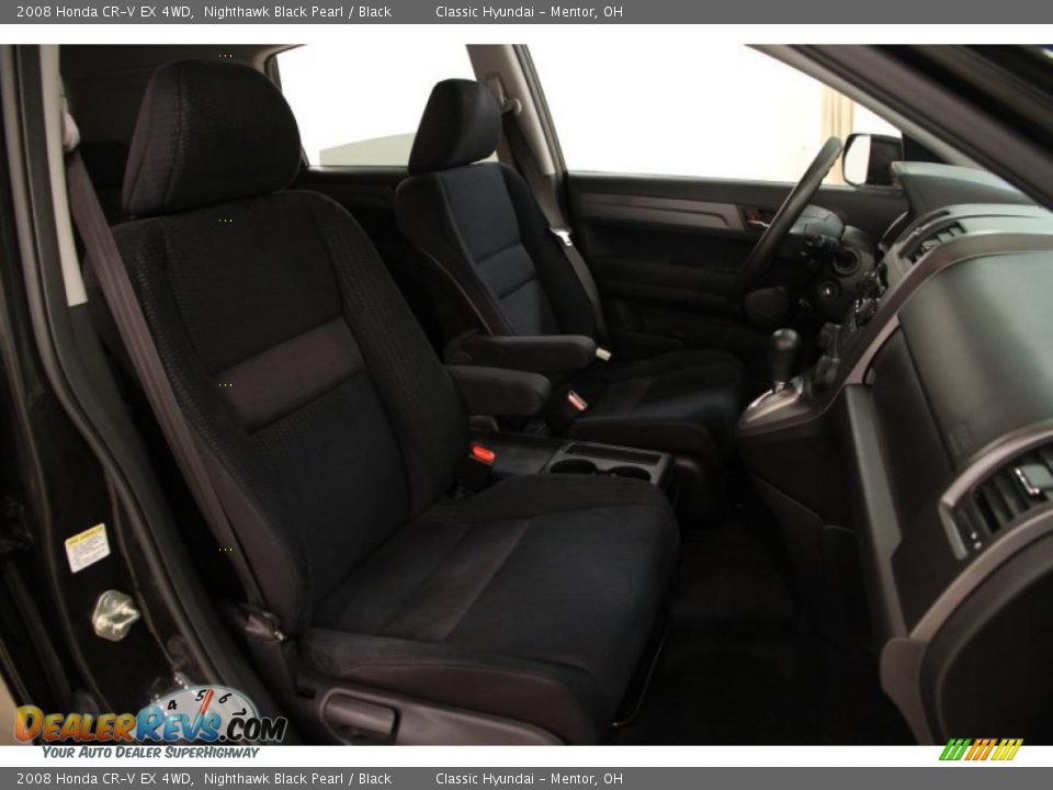 2008 Honda CR-V EX 4WD Nighthawk Black Pearl / Black Photo #9