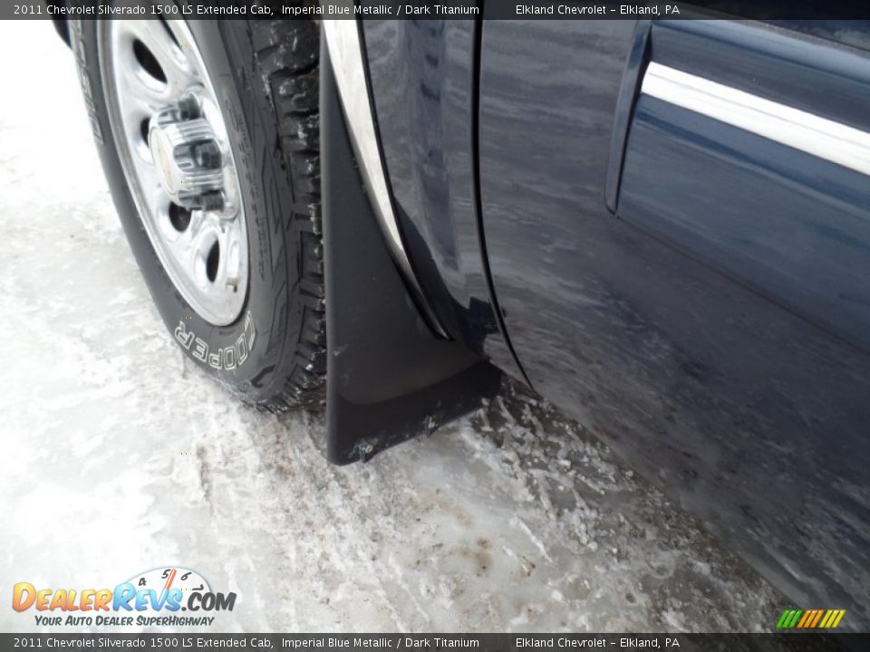 2011 Chevrolet Silverado 1500 LS Extended Cab Imperial Blue Metallic / Dark Titanium Photo #10