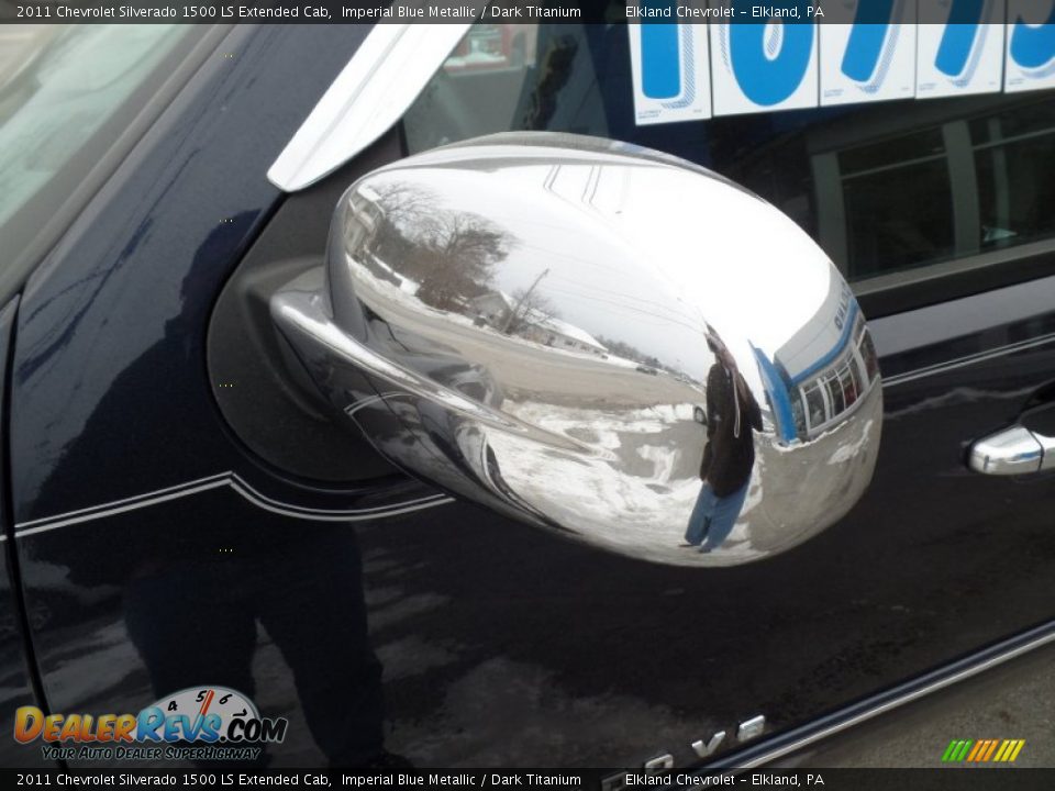 2011 Chevrolet Silverado 1500 LS Extended Cab Imperial Blue Metallic / Dark Titanium Photo #11