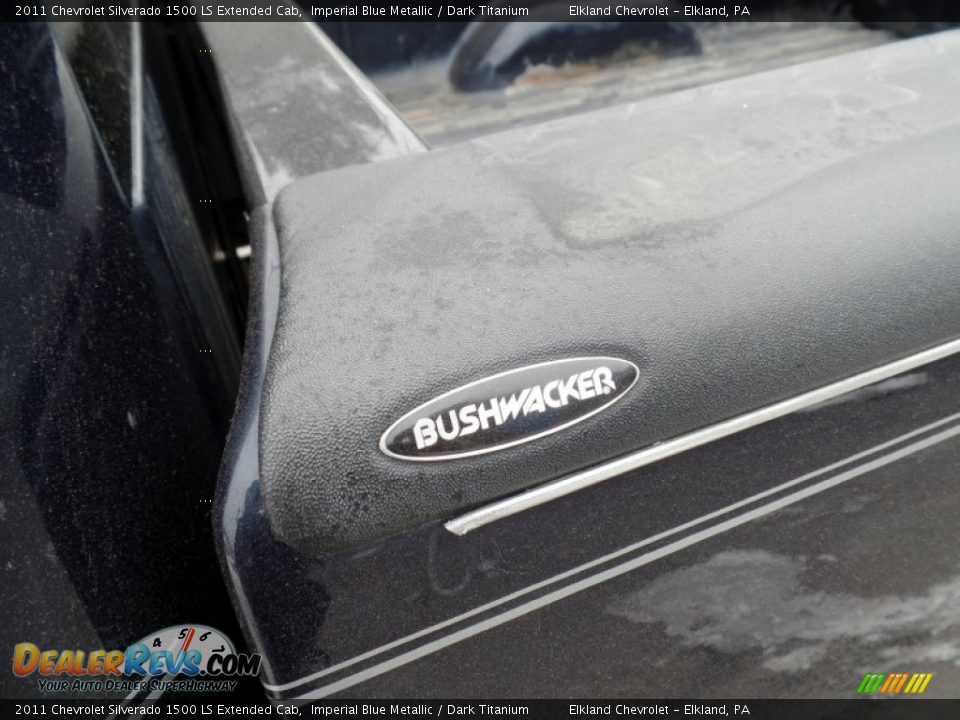 2011 Chevrolet Silverado 1500 LS Extended Cab Imperial Blue Metallic / Dark Titanium Photo #13