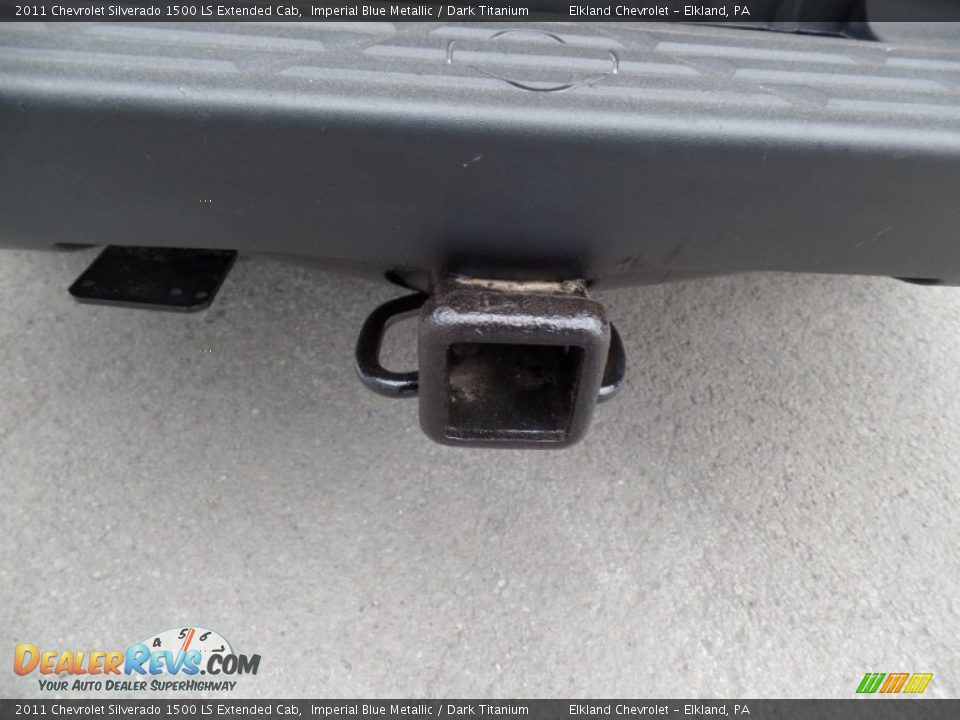 2011 Chevrolet Silverado 1500 LS Extended Cab Imperial Blue Metallic / Dark Titanium Photo #16