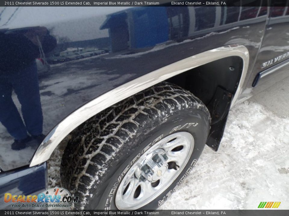 2011 Chevrolet Silverado 1500 LS Extended Cab Imperial Blue Metallic / Dark Titanium Photo #19