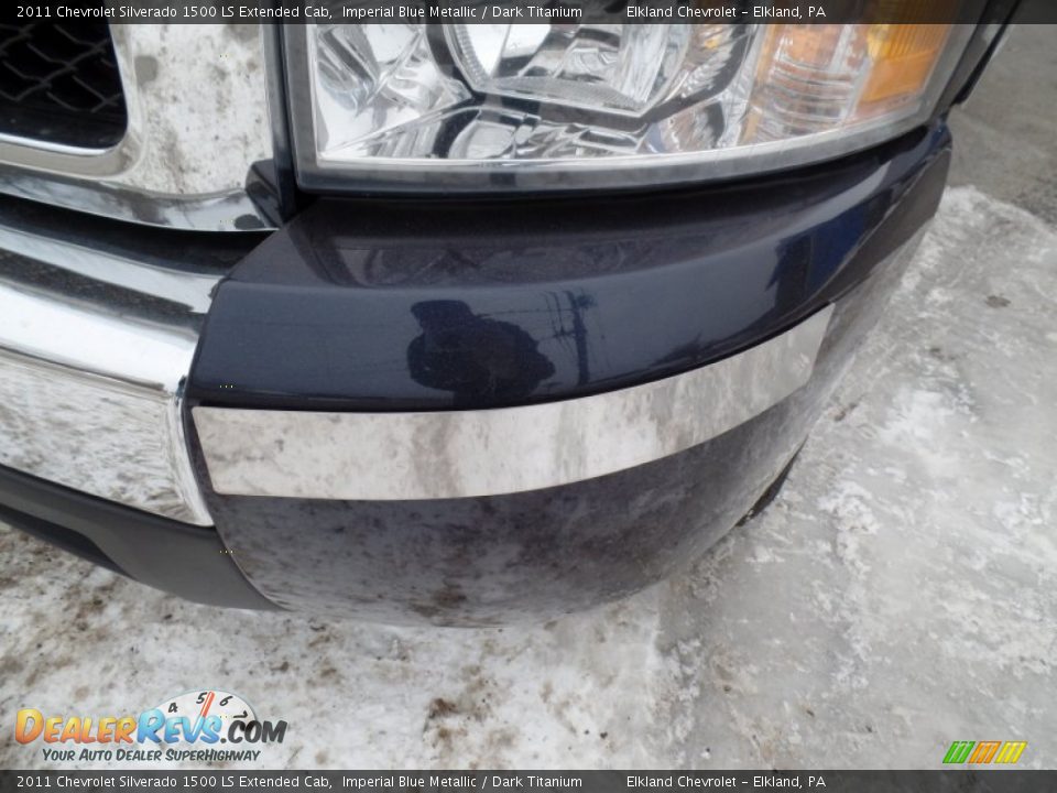 2011 Chevrolet Silverado 1500 LS Extended Cab Imperial Blue Metallic / Dark Titanium Photo #20