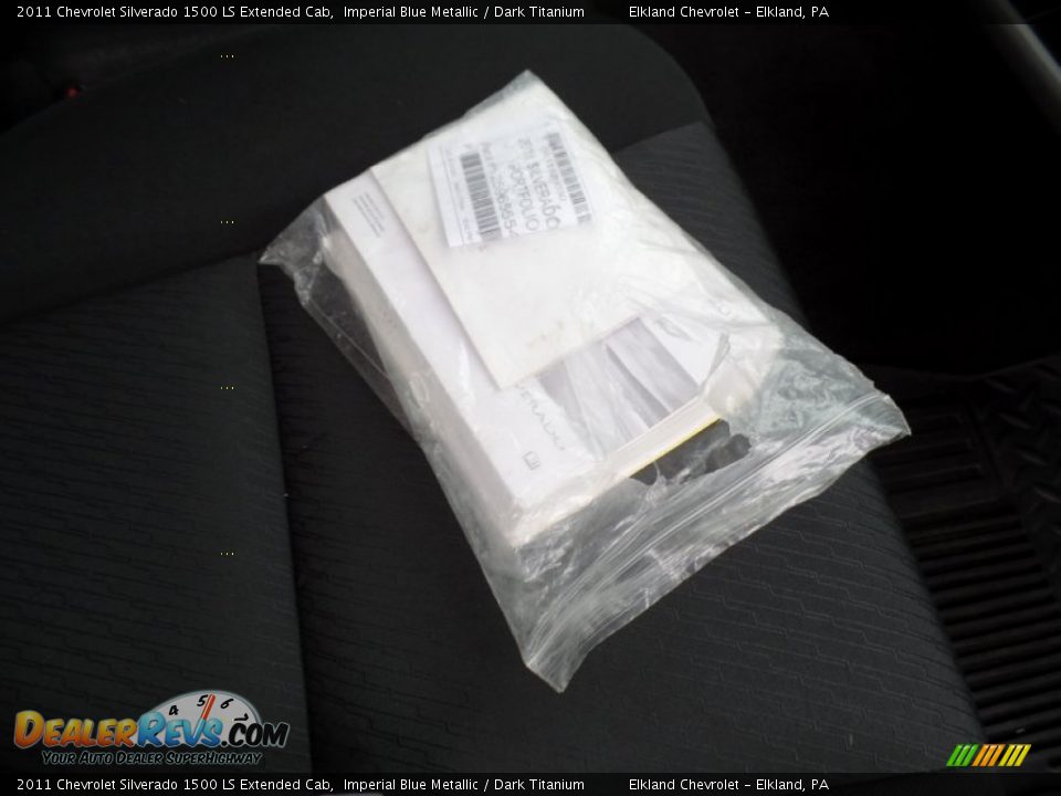2011 Chevrolet Silverado 1500 LS Extended Cab Imperial Blue Metallic / Dark Titanium Photo #26