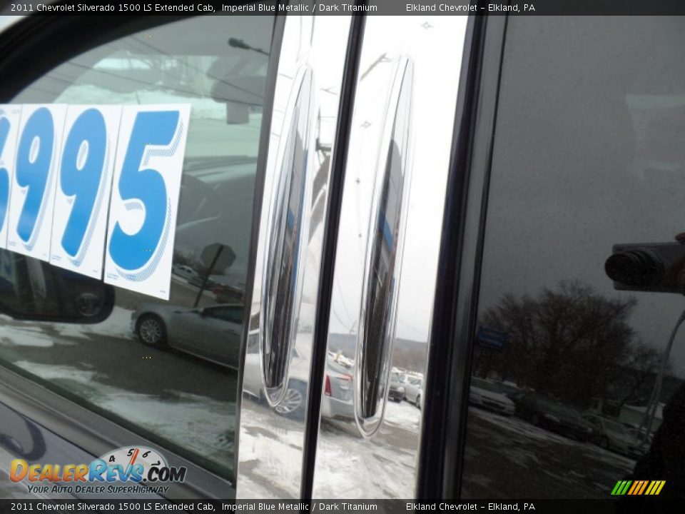 2011 Chevrolet Silverado 1500 LS Extended Cab Imperial Blue Metallic / Dark Titanium Photo #28