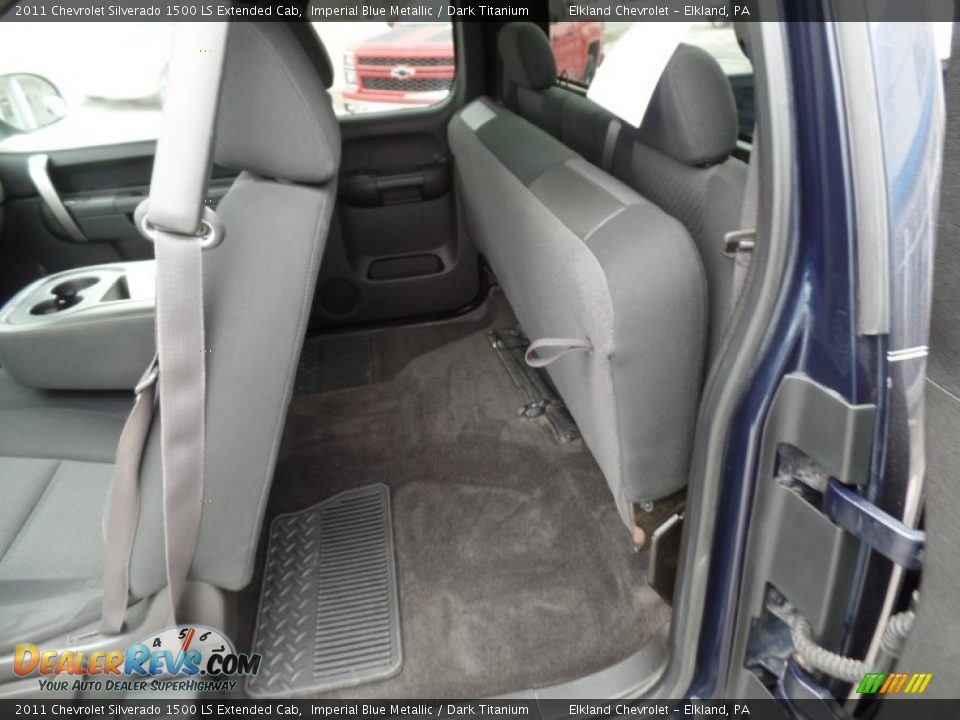 2011 Chevrolet Silverado 1500 LS Extended Cab Imperial Blue Metallic / Dark Titanium Photo #29