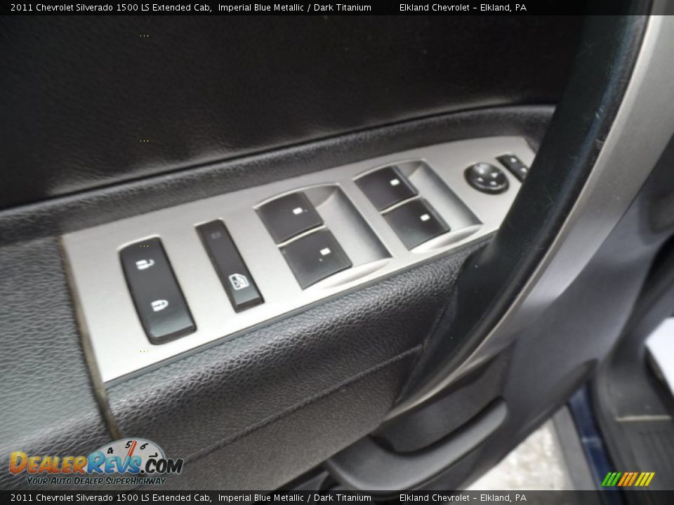 2011 Chevrolet Silverado 1500 LS Extended Cab Imperial Blue Metallic / Dark Titanium Photo #31