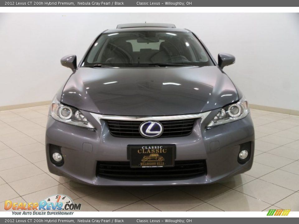 2012 Lexus CT 200h Hybrid Premium Nebula Gray Pearl / Black Photo #2