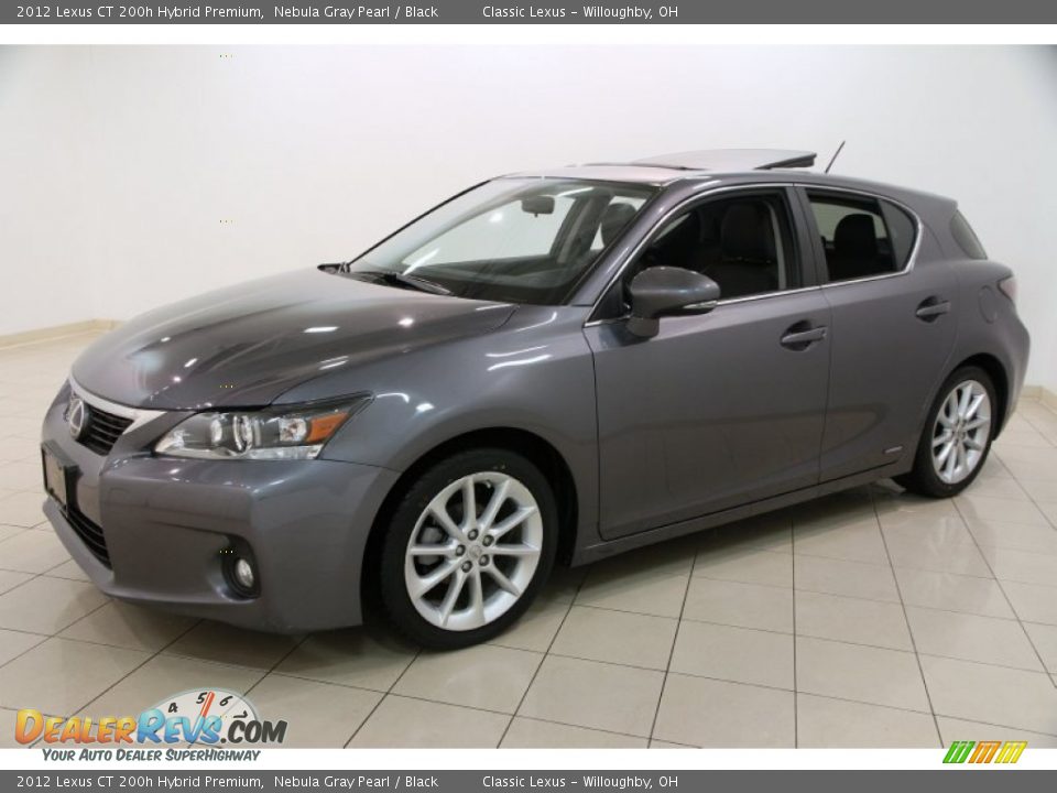 2012 Lexus CT 200h Hybrid Premium Nebula Gray Pearl / Black Photo #3