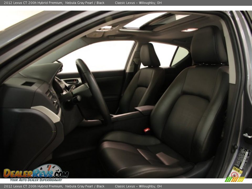 2012 Lexus CT 200h Hybrid Premium Nebula Gray Pearl / Black Photo #5