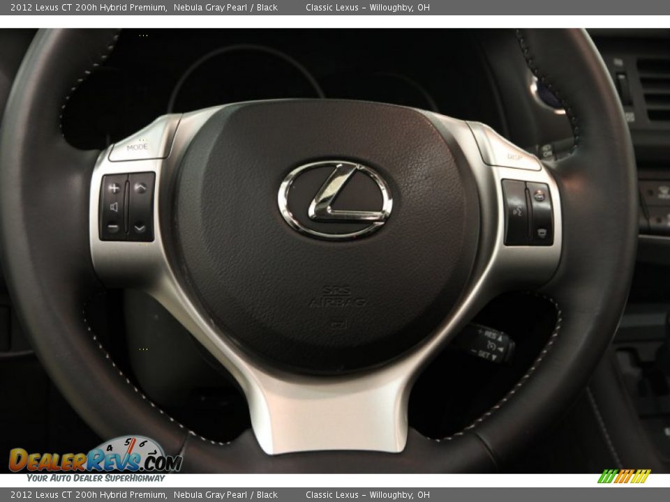 2012 Lexus CT 200h Hybrid Premium Nebula Gray Pearl / Black Photo #6
