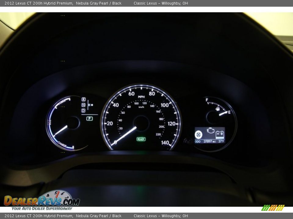 2012 Lexus CT 200h Hybrid Premium Nebula Gray Pearl / Black Photo #7