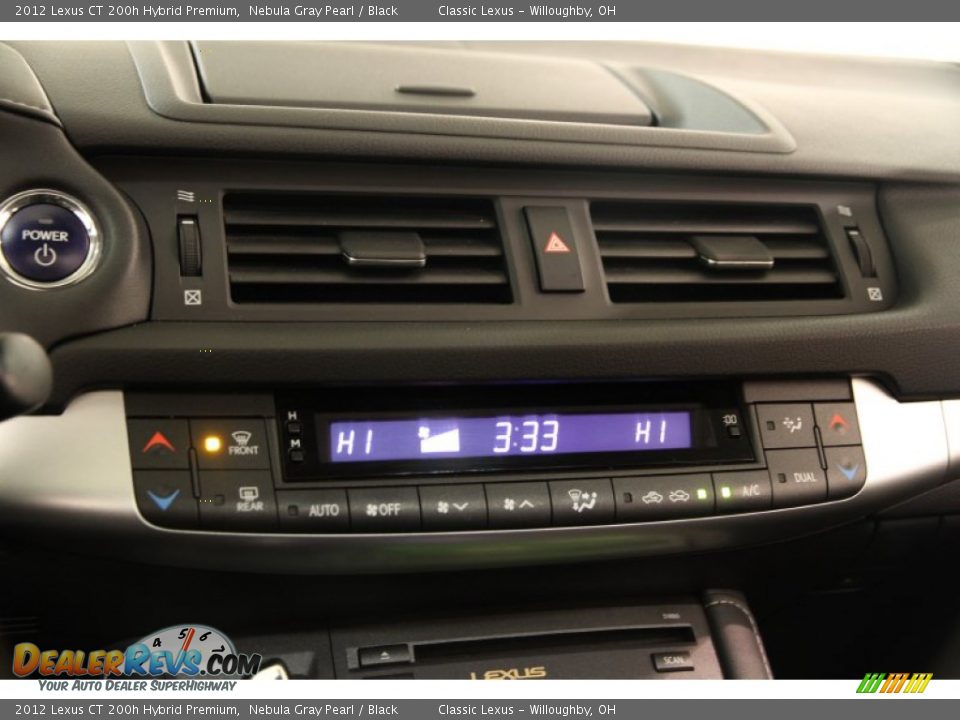 2012 Lexus CT 200h Hybrid Premium Nebula Gray Pearl / Black Photo #9