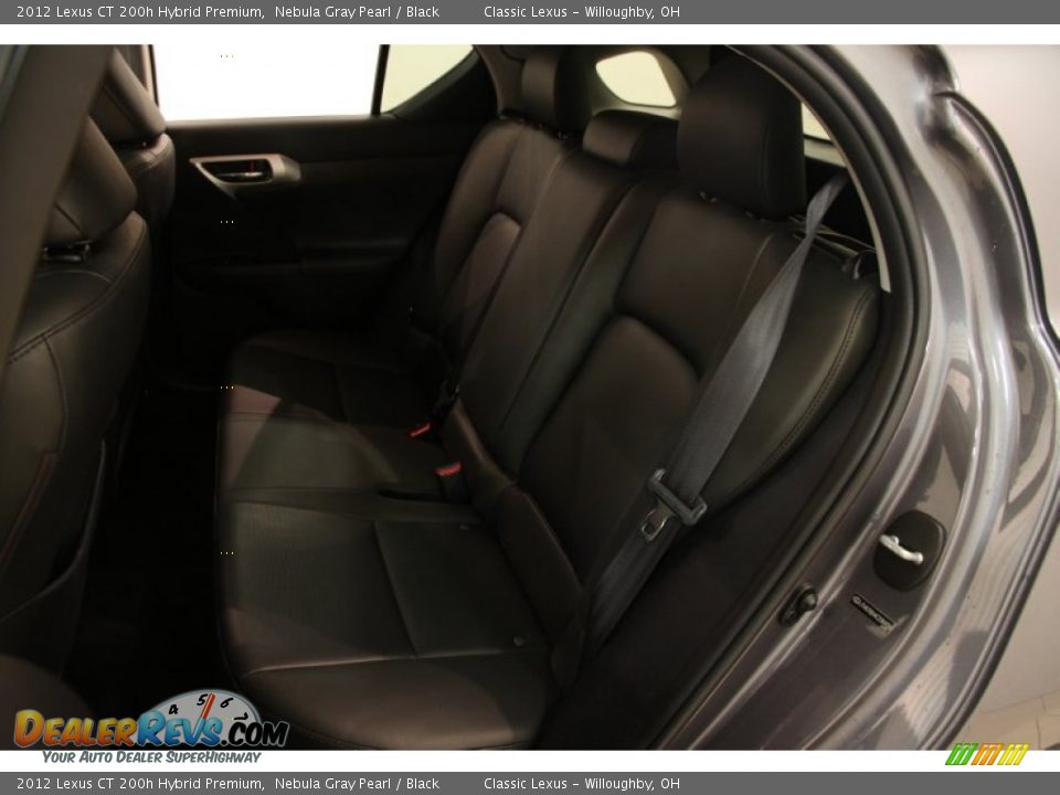 2012 Lexus CT 200h Hybrid Premium Nebula Gray Pearl / Black Photo #13