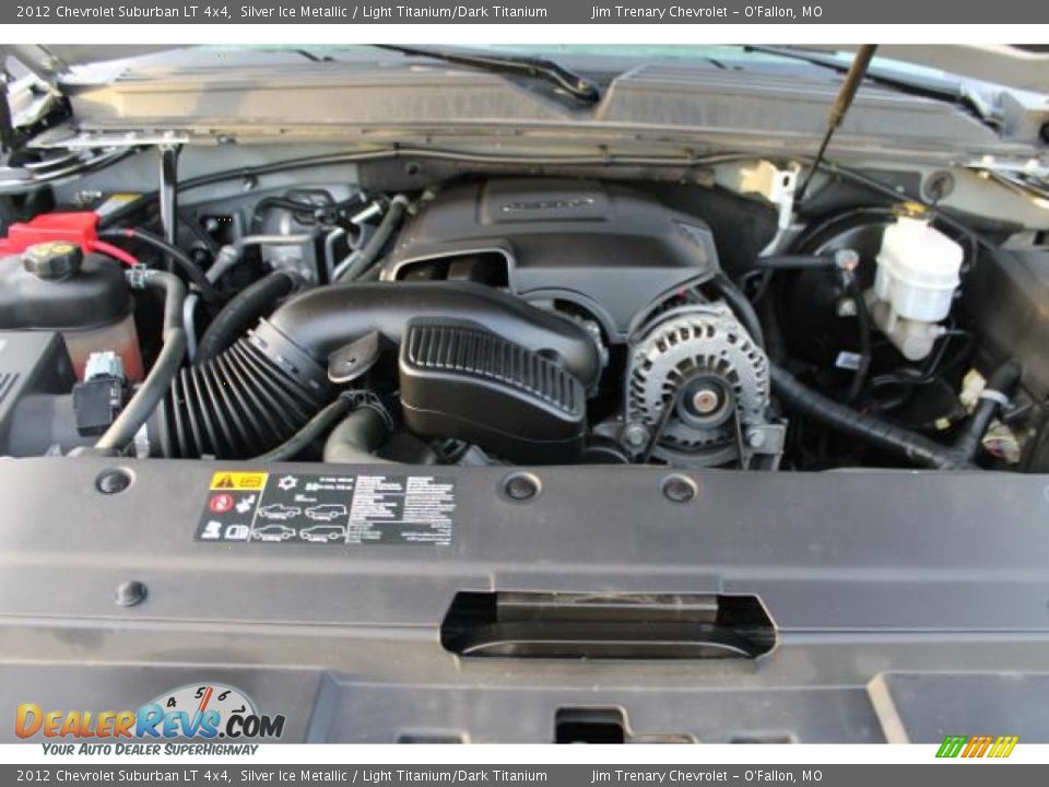 2012 Chevrolet Suburban LT 4x4 Silver Ice Metallic / Light Titanium/Dark Titanium Photo #7