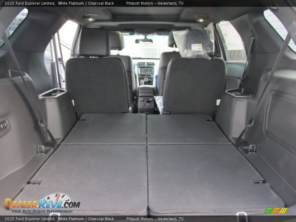 2015 Ford Explorer Limited White Platinum / Charcoal Black Photo #18