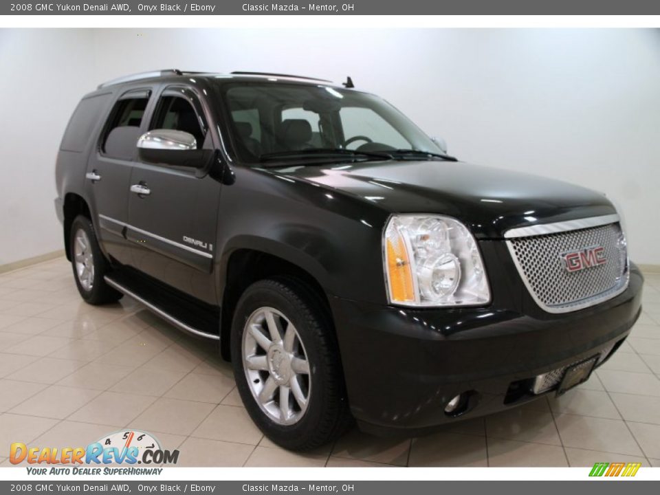 2008 GMC Yukon Denali AWD Onyx Black / Ebony Photo #1