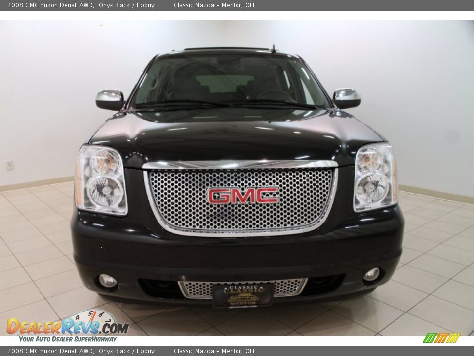 2008 GMC Yukon Denali AWD Onyx Black / Ebony Photo #2