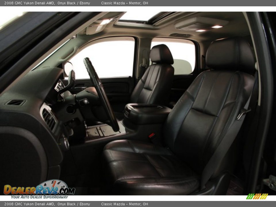 2008 GMC Yukon Denali AWD Onyx Black / Ebony Photo #5
