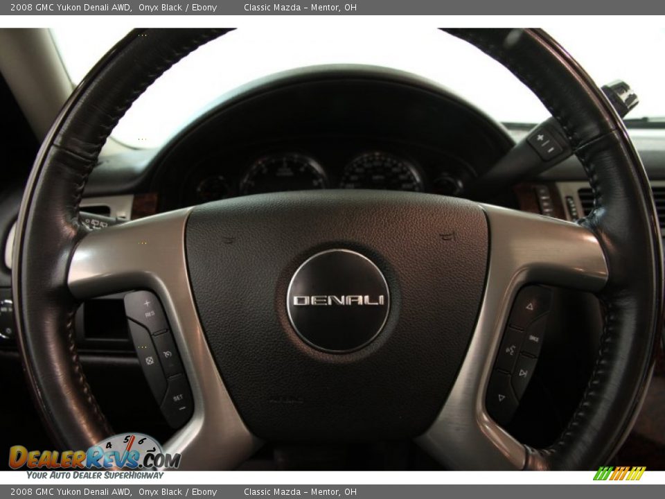 2008 GMC Yukon Denali AWD Onyx Black / Ebony Photo #6