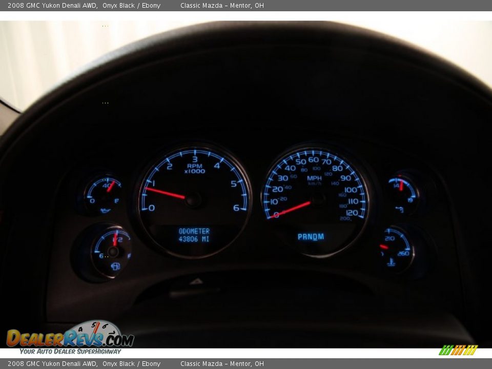 2008 GMC Yukon Denali AWD Onyx Black / Ebony Photo #7