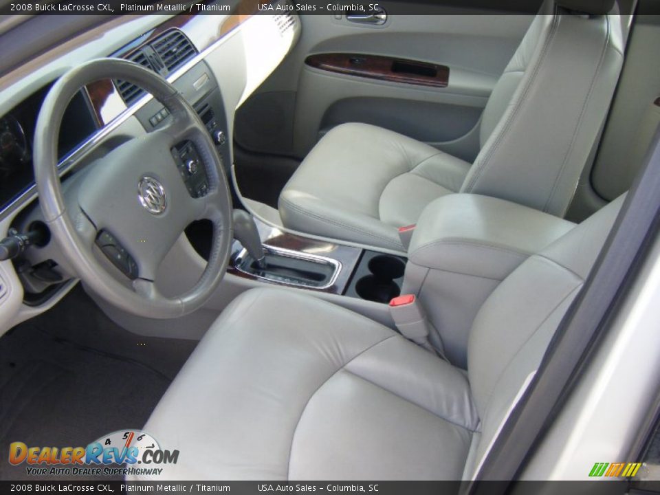 2008 Buick LaCrosse CXL Platinum Metallic / Titanium Photo #6