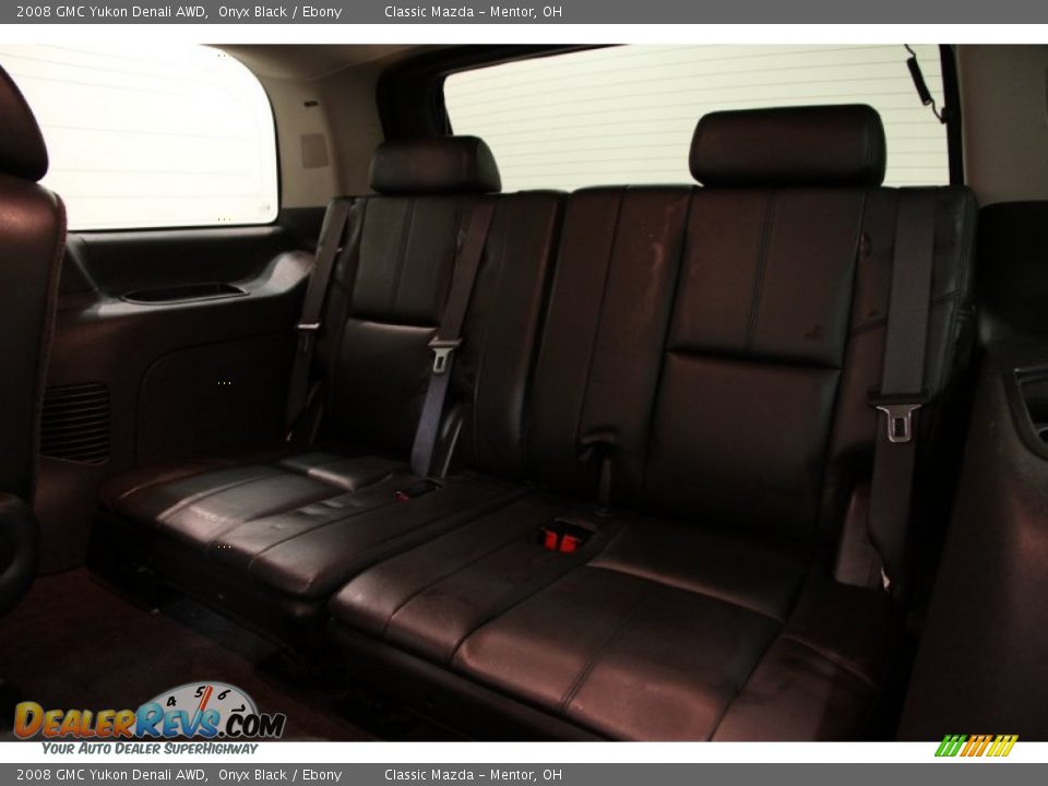 2008 GMC Yukon Denali AWD Onyx Black / Ebony Photo #15