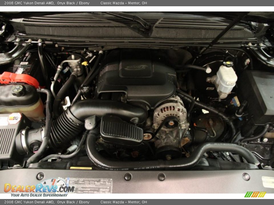 2008 GMC Yukon Denali AWD Onyx Black / Ebony Photo #18