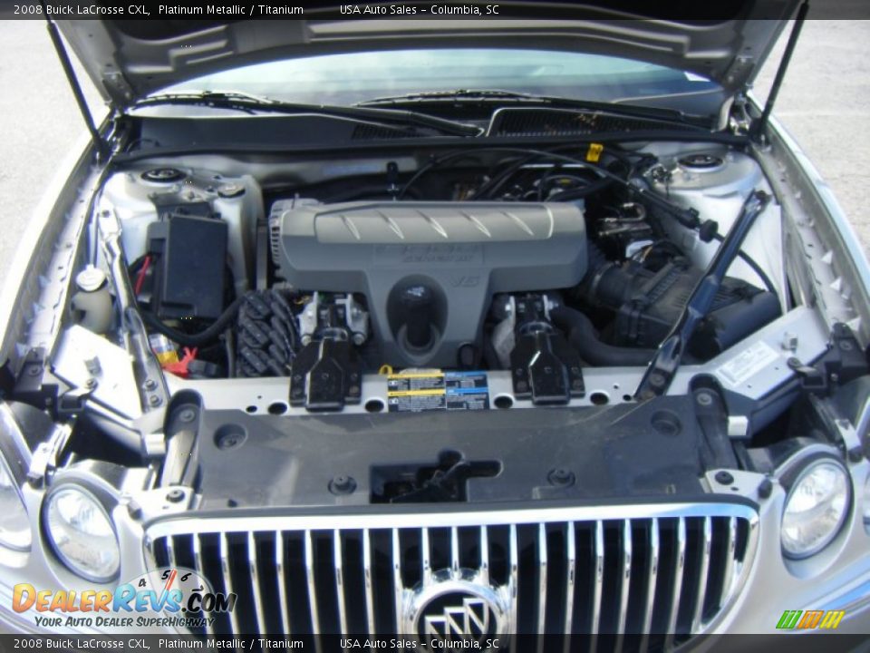 2008 Buick LaCrosse CXL Platinum Metallic / Titanium Photo #16