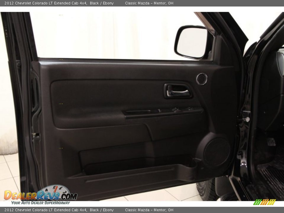 2012 Chevrolet Colorado LT Extended Cab 4x4 Black / Ebony Photo #4