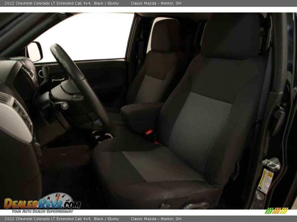 2012 Chevrolet Colorado LT Extended Cab 4x4 Black / Ebony Photo #5