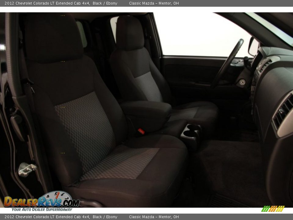 2012 Chevrolet Colorado LT Extended Cab 4x4 Black / Ebony Photo #10